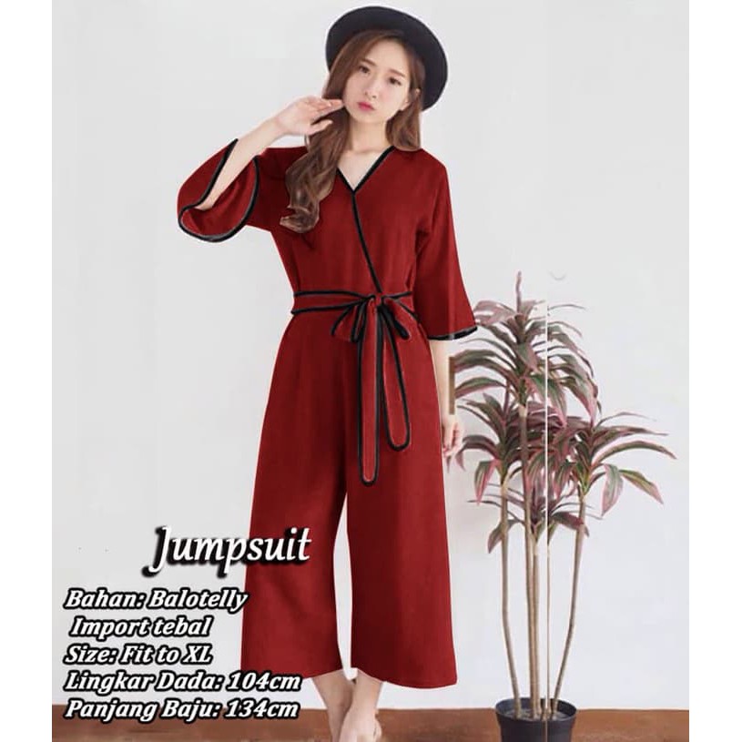 [VERANCE JUMSUIT SC] jumsuit wanita balotelly varian warna