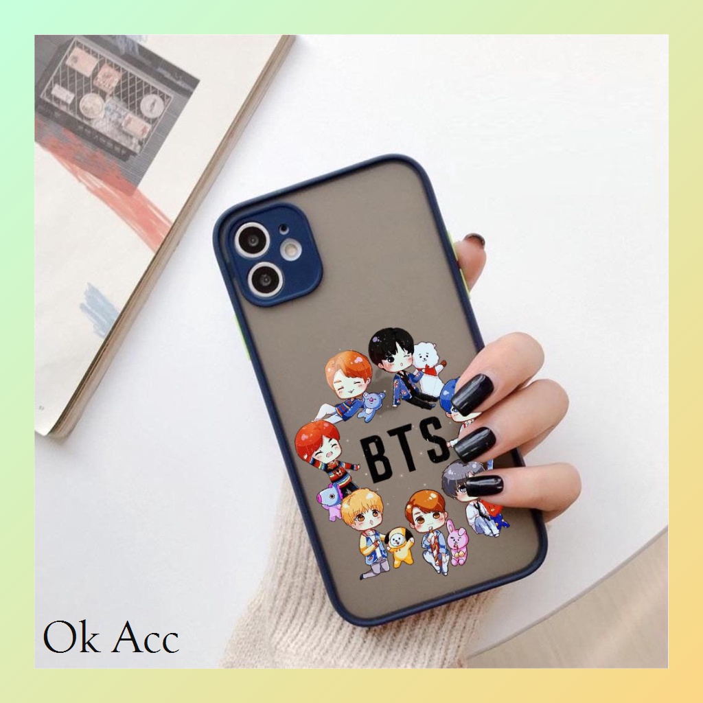 Casing Motif Korean BTS AA08 for Iphone 6 6s 6+ 6s+ 7 8 7+ 8+ X Xr Xs Max 11 Pro Max 12 13 14 Pro Max