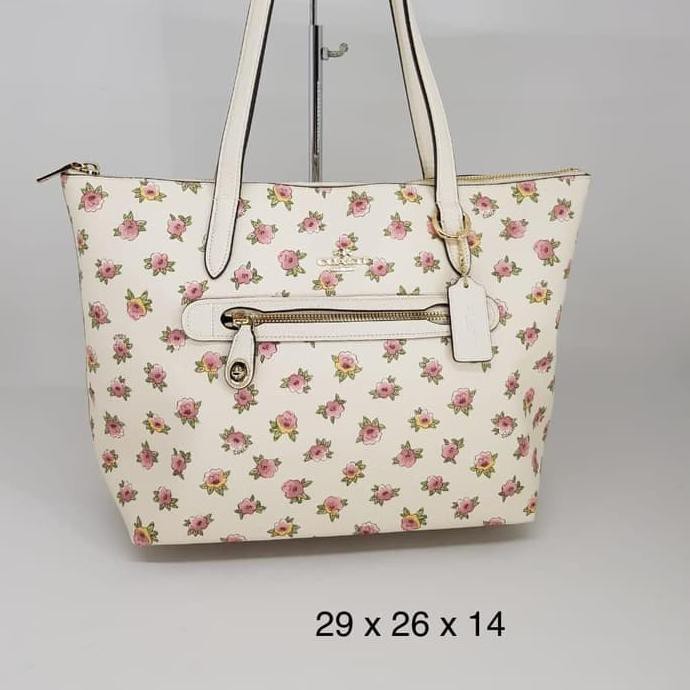 ✅ TERBARU TOTE BAG POLOS✅ TAS COACH TAYLOR FLORAL CHALK AUTHENTIC ORIGINAL ASLI MURAH