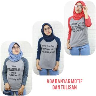 3 KAOS 49 000 MURAH BANGETT KAOS OBLONG CEWEK MOTIF 3 KAOS 49 000 MURAH BANGETT KAOS OBLONG CEWEK MOTIF