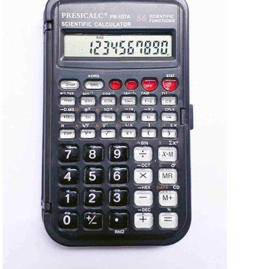 

KALKULATOR SCIENTIFIC PRESICALC PR 107A - KALKULATOR ILMIAH - 10 DIGIT - UKURAN MINI - MURMER ,.