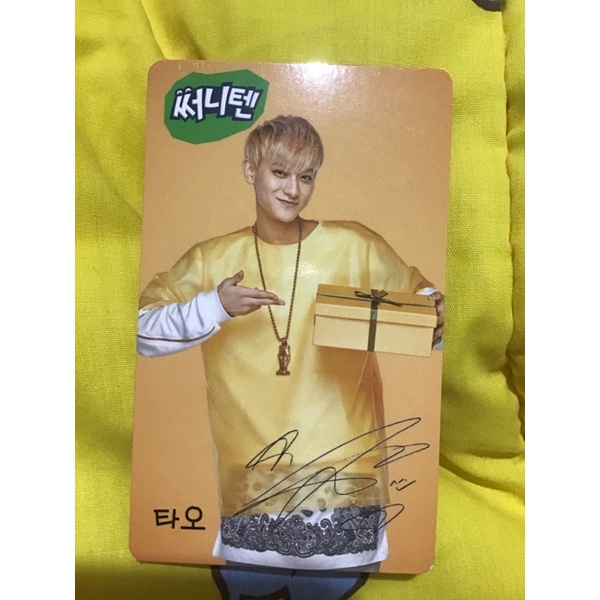 TAO EXO OFFICIAL PHOTOCARD SUNNY MAMA GROWL EXODUS XOXO