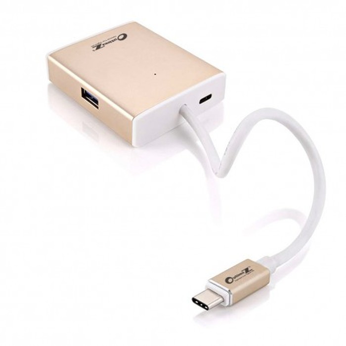 Optimuz USB Type C to Lan + USB 3.0 / Konverter USB 3.1 to Lan dan USB 3.0