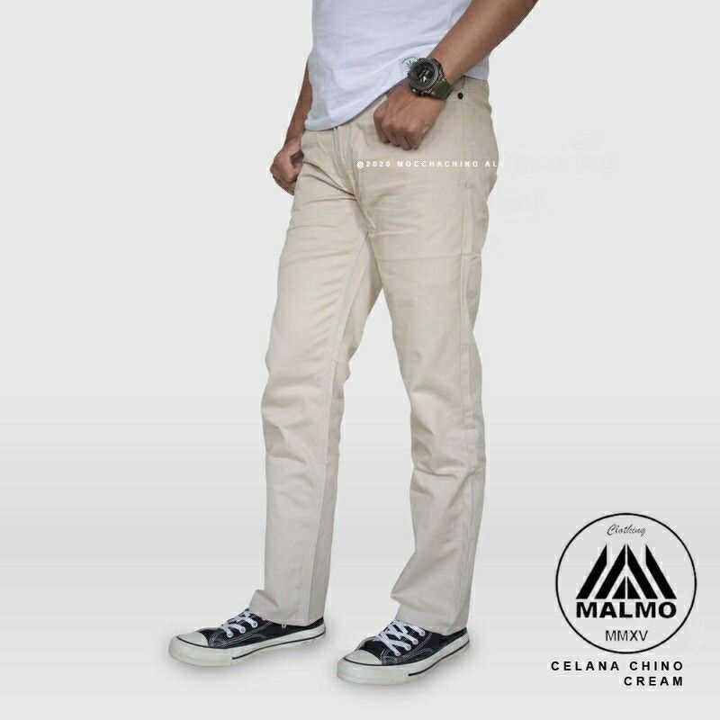 CELANA CHINO REGULAR STANDAR ORIGINAL MALMO IMPRESIF