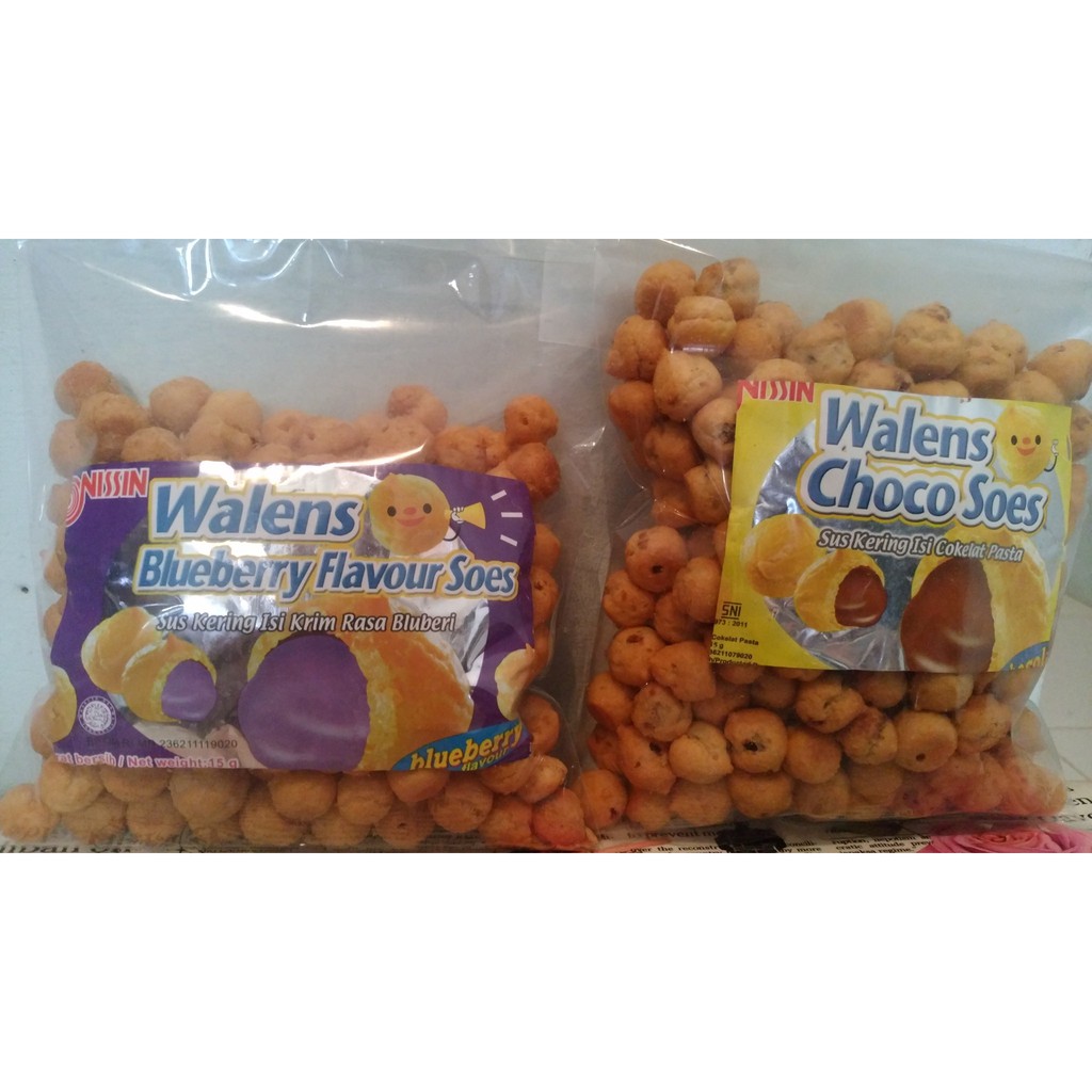 

Nissin Walens Choco Soes COKLAT BLUEBERRY 200GR