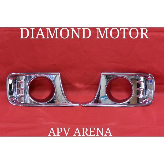Suzuki Apv Arena 2008 List Lis Garnis Cover Ring Chrome Foglamp Depan