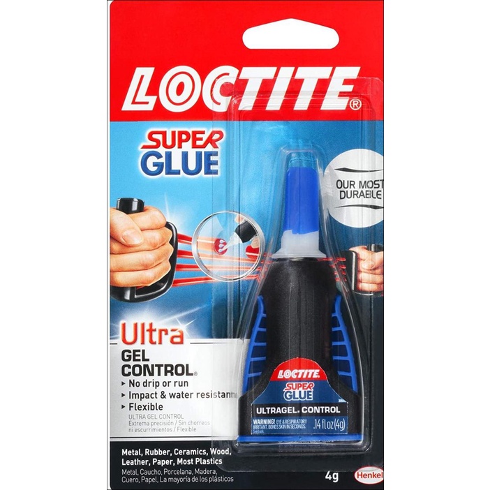 

LOCTITE SUPER GLUE ULTRA GEL CONTROL,LEM LOCTETI SERBA GUNA KUAT