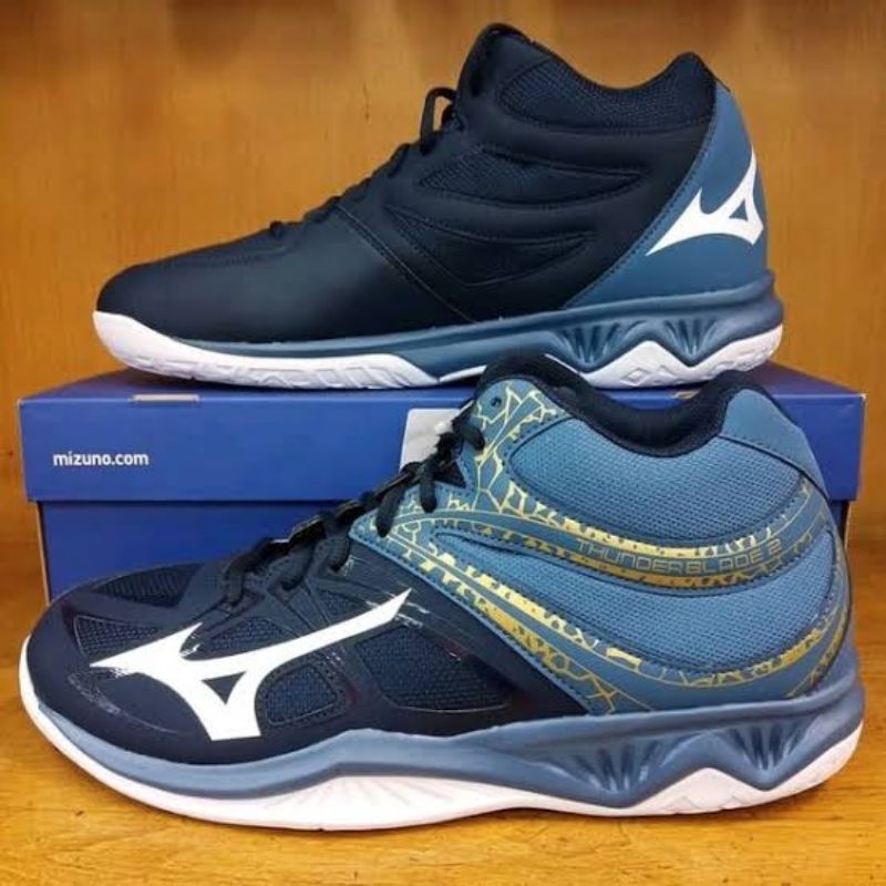 Sepatu Mizuno Thunder Blade 2 MID Blueberry