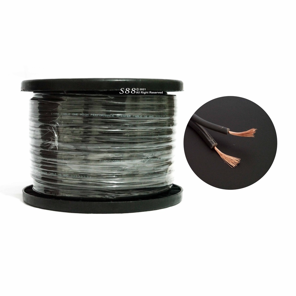 Kabel Speaker Audio Mobil ukuran AWG16 untuk Midbass Coaxial per Meter