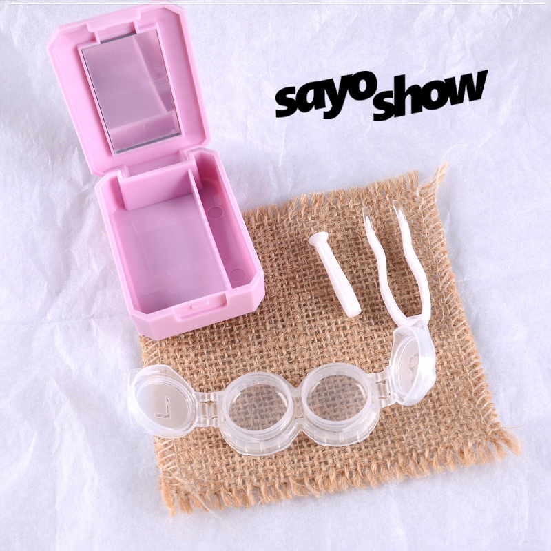 SAYOSHOW - Tempat Softlens Warna Macaron  / Softlens Case