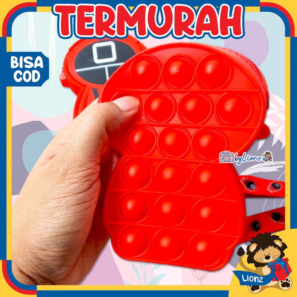 tas Sekuid Game pop it / tas slempang / tas karakter