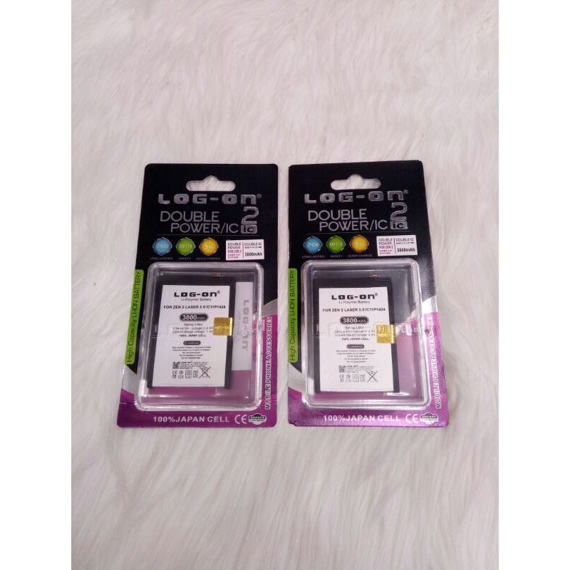 BAT BATT BATERAI BATTERY BT LOG ON DOUBLE POWER ASUS ZENFONE 2 LASER 5,5IN 3800MAH