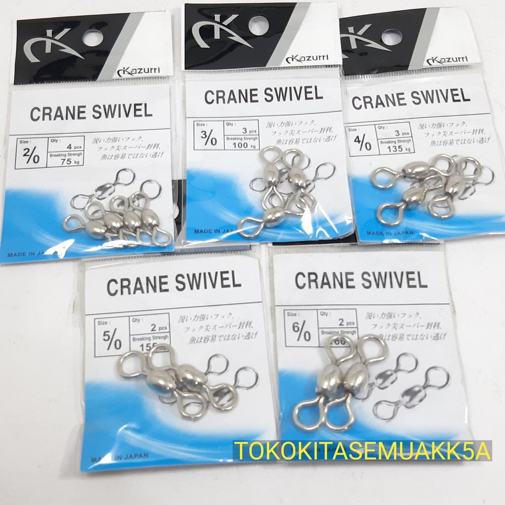 Aksesoris Pancing Kili Kili Swivel Ukuran Besar IDK5A