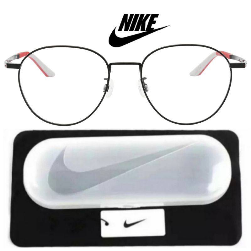 Kacamata Frame Pria Wanita NIKE Original NK6079AF-007 Titanium Round