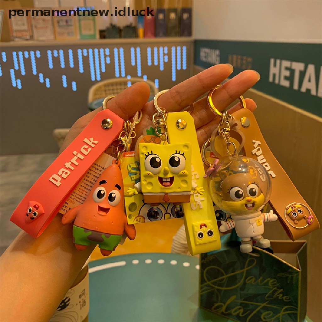 Gantungan Kunci Bentuk Kartun SpongeBob SquarePants