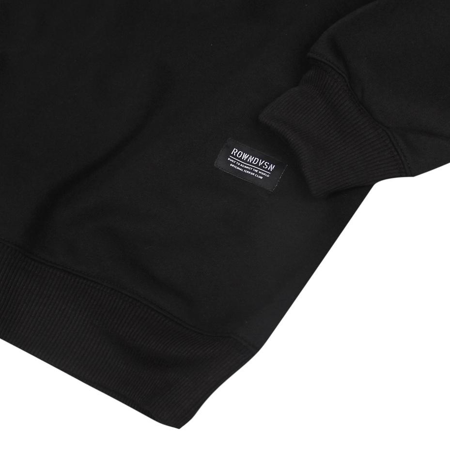 (BIG SALE) Rown Division Official Crewneck Black - Rowndvsn Sweater Benetton Hitam