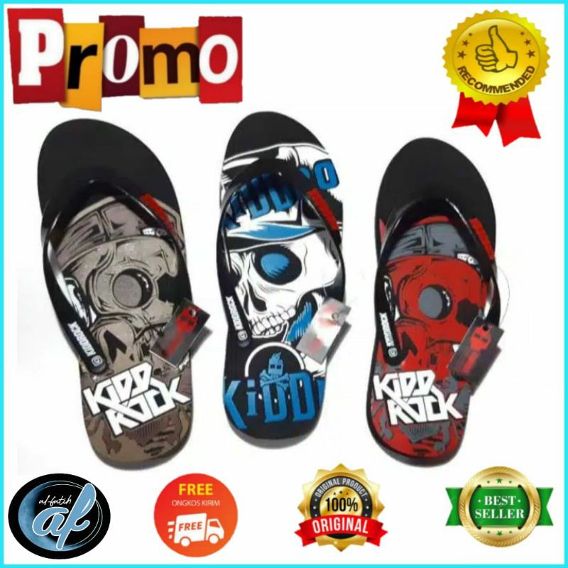 SANDAL JEPIT KIDROCK / DISTRO KEKINIAN KEREN