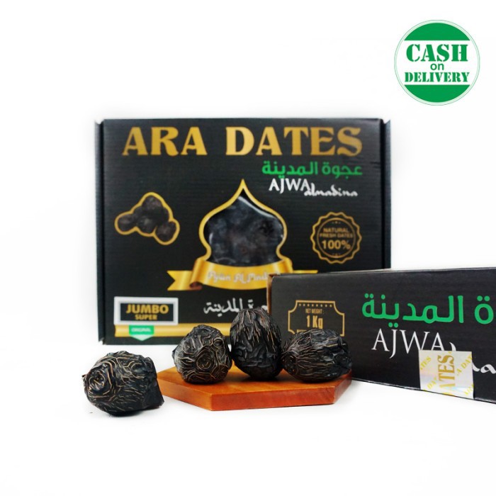 

Best Seller - Kurma Ajwa Jumbo / Kurma Rosul Ara Dates 1Kg