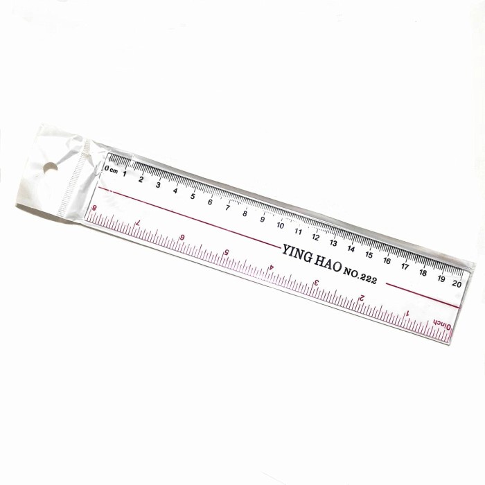 

Hemat Penggaris Ying Hao 20 Cm Terlaris