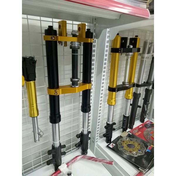 shock depan up side down pnp vixion new old byson