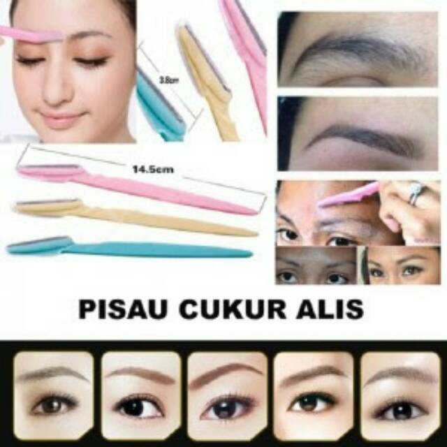 PISAU ALIS TINKLE ISI 3 - TINKLE ALAT PENCUKUR ALIS