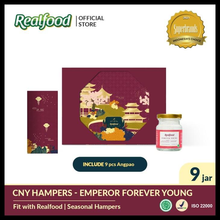 

[READY STOCK] REALFOOD CNY HAMPERS EMPEROR FOREVER YOUNG 9 JARS