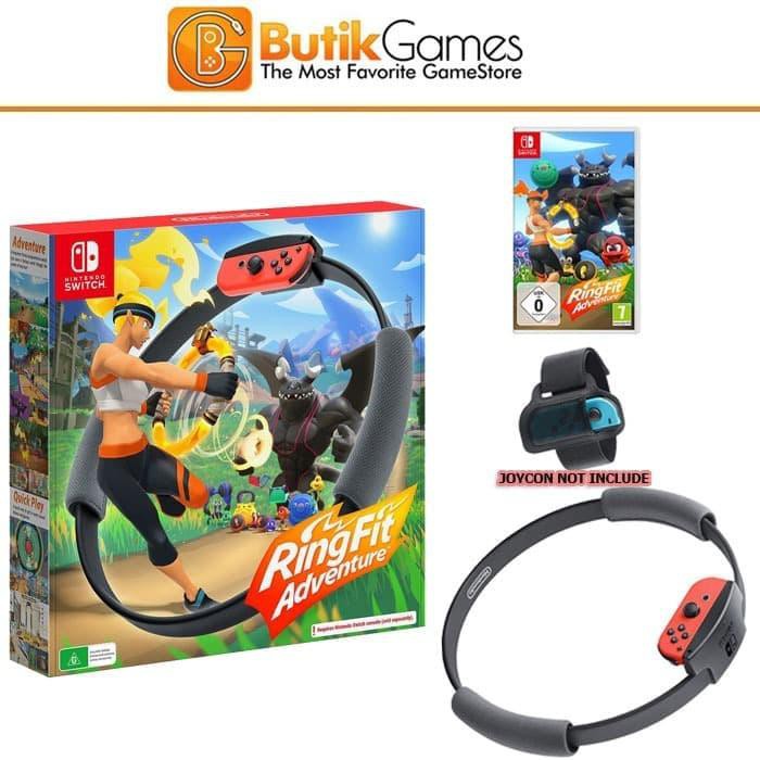 New Product Ring Fit Adventure Switch Nintendo Switch Cd Dvd Games Shopee Indonesia