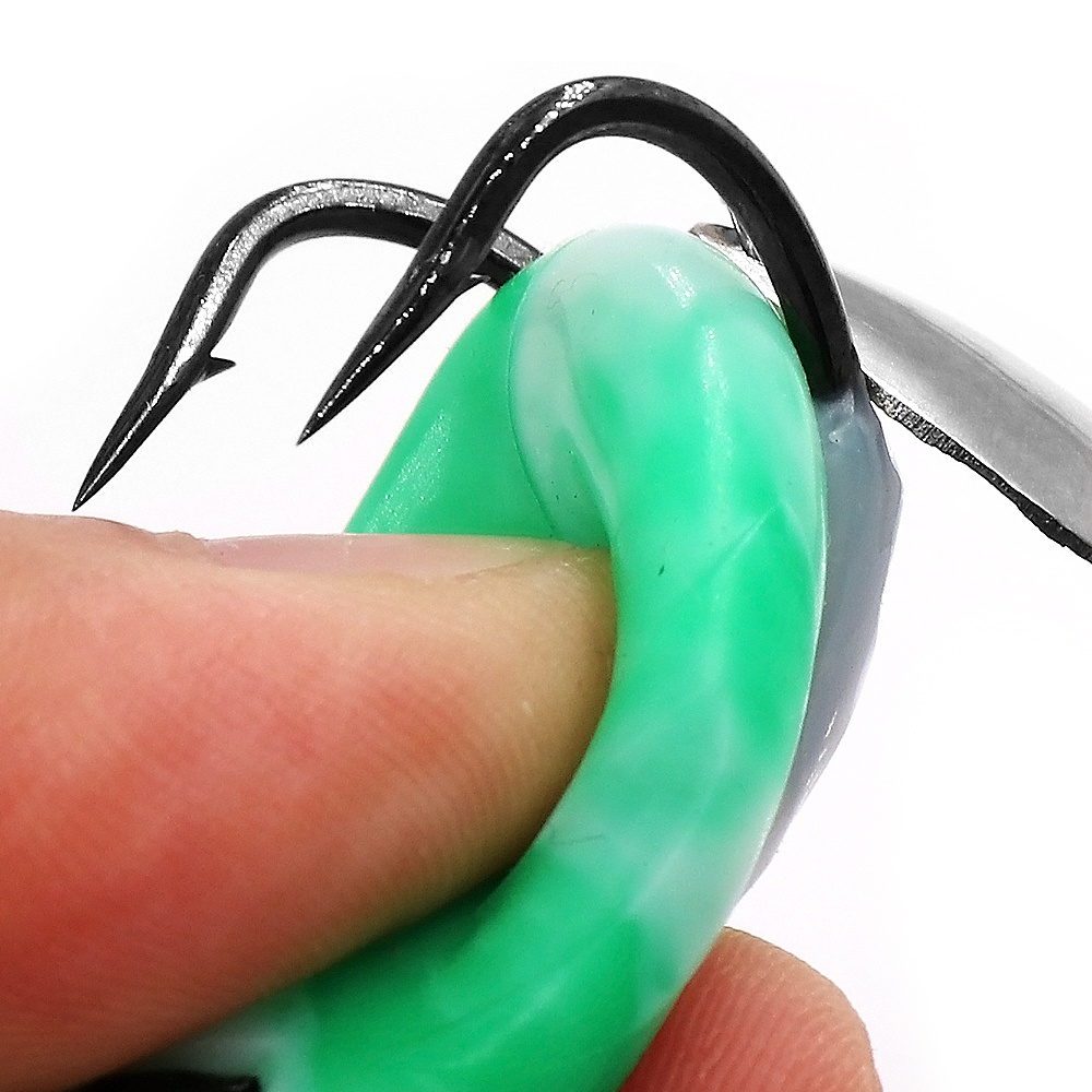 Umpan Pancing Soft Frog 4.5 cm 8g Katak Casting Soft Frog Lure Floating Bait 3D Eyes soft frog killer Top Water Fishing Lure With Sequins Umpan Ikan alat mancing