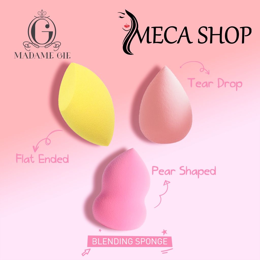 Madame Gie Blending Sponge | Cleansing Sponge - MakeUp Beauty Blender Spons