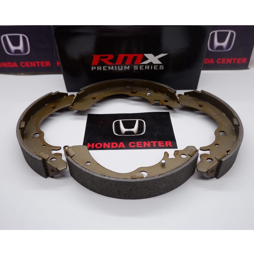 kampas rem brake shoe sepatu rem belakang crv gen1 2000 2001 stream 1700cc 2002 2003 2004 2005 2006 freed brv 43153-S10 tromol