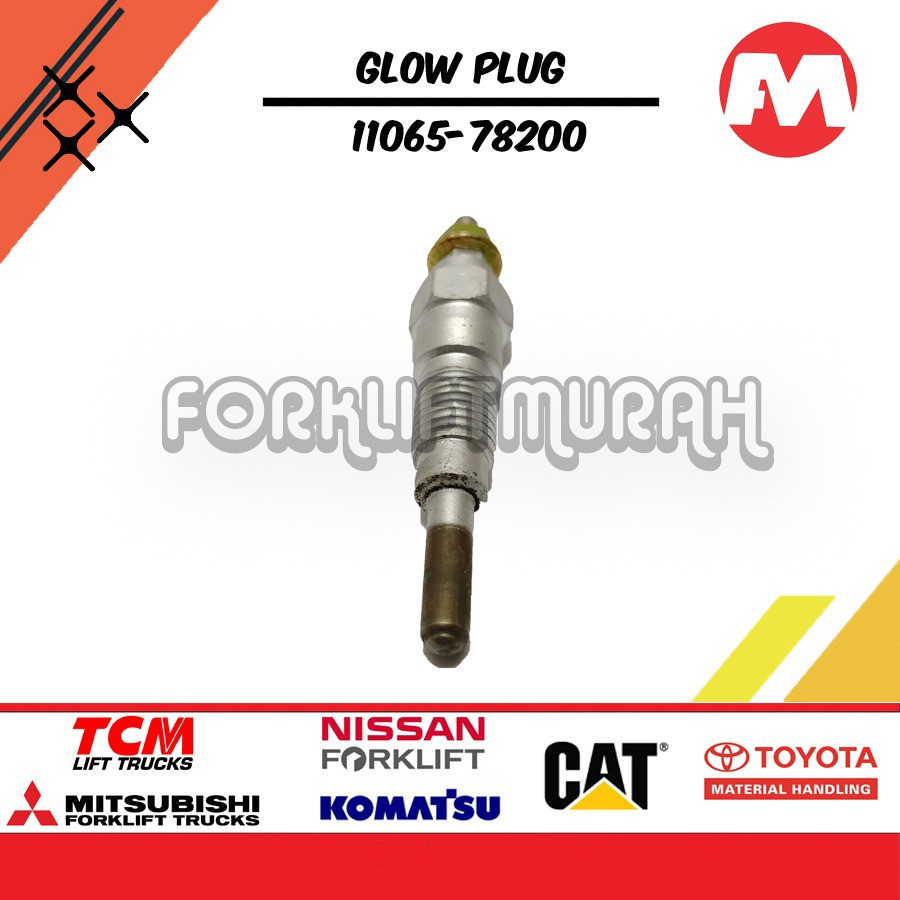 GLOW PLUG, BUSI PEMANAS FORKLIFT NISSAN