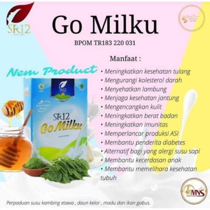 

Susu Kambing etawa GoMilku SR12
