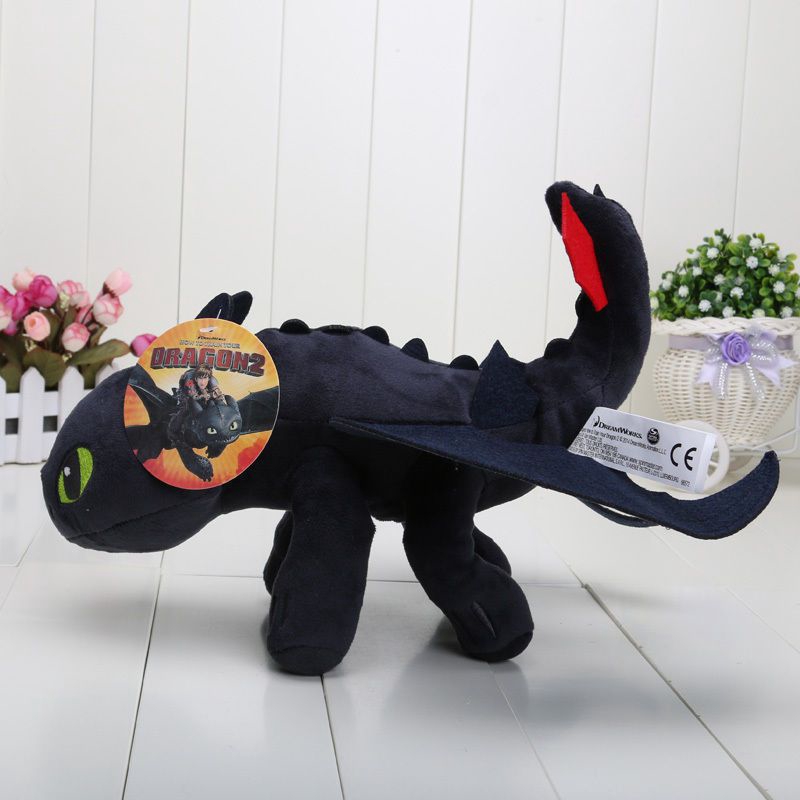 35/45CM Stuffed Toys How to Train Your Dragon Toothless Night Fury Plush Animal Doll