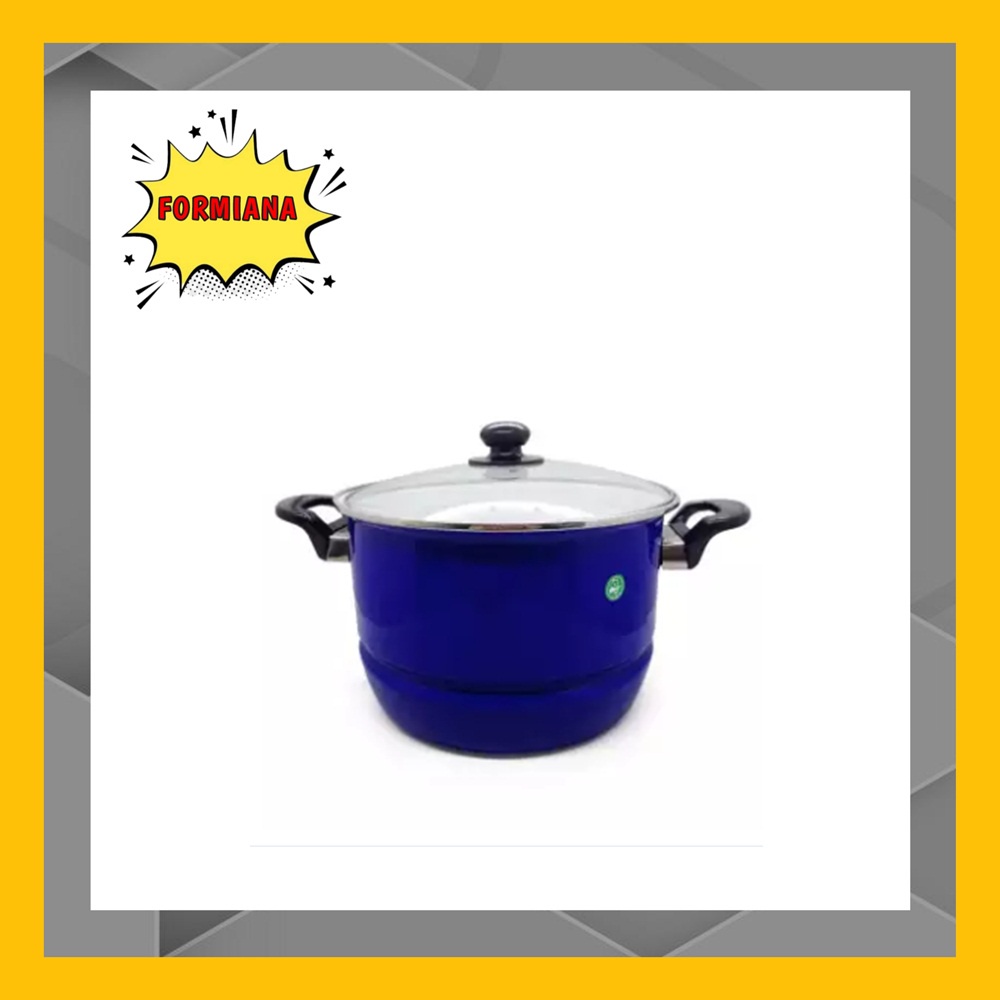 FM - Panci Maspion Stock Pot Ceria ECO Steamer 26 cm + Tutup Kaca serbaguna