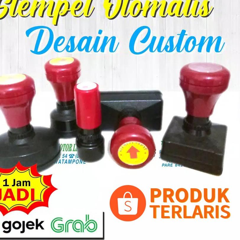 

Update! Stempel, stempel otomatis desain custom, tambah warna ,.