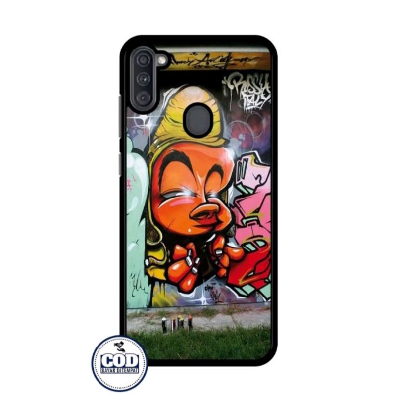 Athan hardcase Samsung A11 & M11 Fashion Motif Mural Garfiti Theme Series