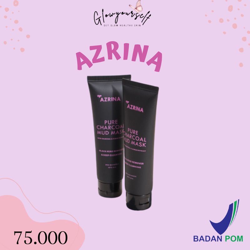 [BPOM] AZRINA CHARCOAL MUD MASK