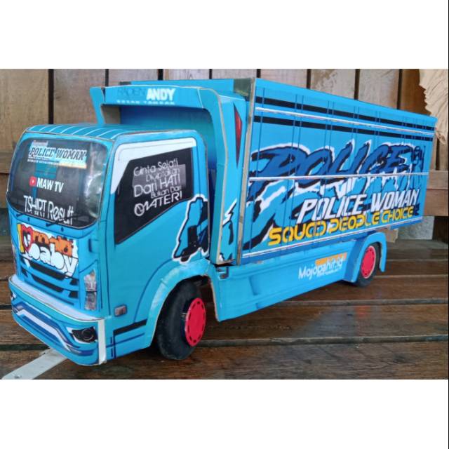 Miniatur Truk Oleng Skala 1:16 | Shopee Indonesia