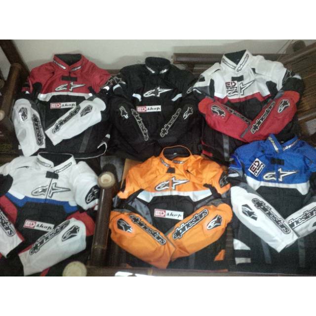 JAKET MOTOR BIKER TOURING CBR NINJA SATRIA GSX VIXION CLUB CB150 BALAP PUNUK