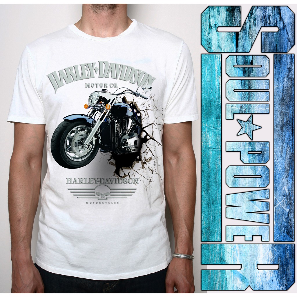 BAJU 3D DISTRO SATUAN OTOMOTIF HARLEY DAVIDSON ORIGINAL SOULPOWERSTYLE