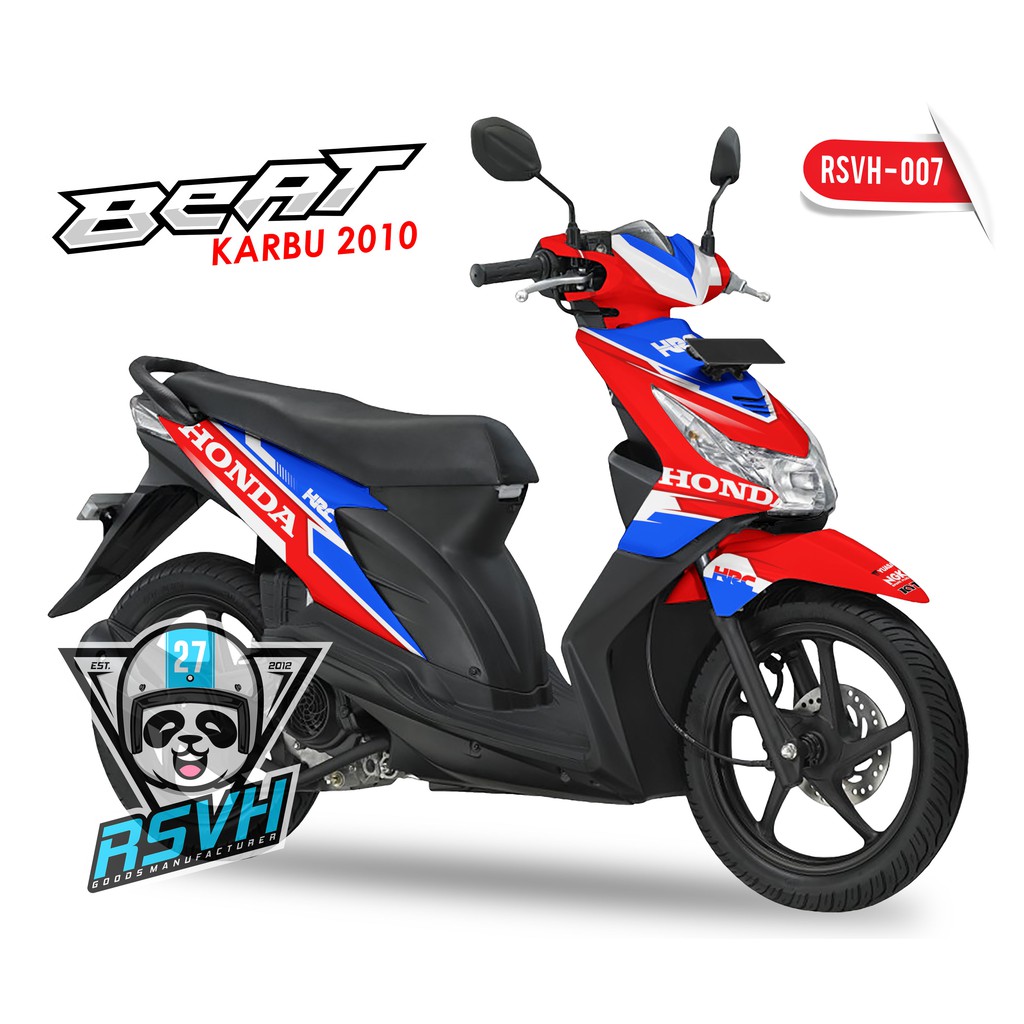 Decal Motor Beat Karbu 2010 - HRC Livery RSVH 007