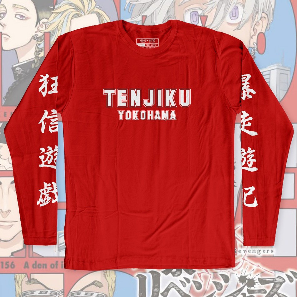 Longsleeve Tenjiku Anime Manga Tokyo Revengers Premium Unisex