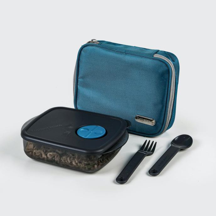 Tempat Bekal Tupperware Xtreme meal box Kotak Makan - Tas Hitam