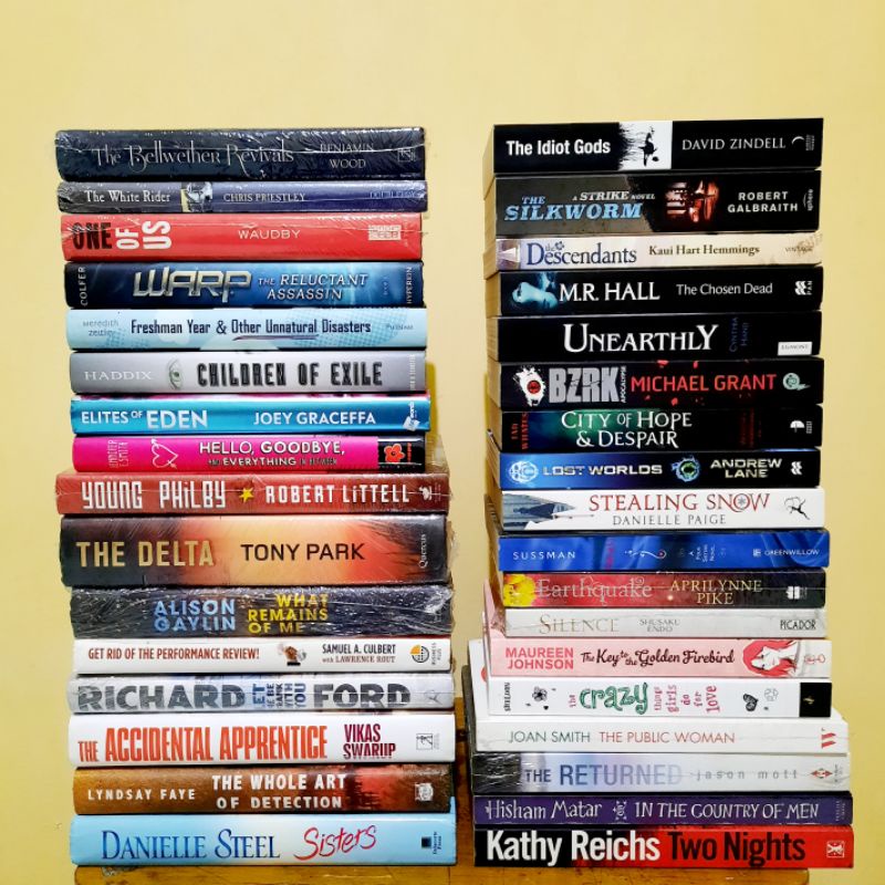 Buku Novel Original Inggris/English Import part 2 (preloved/bekas/second)