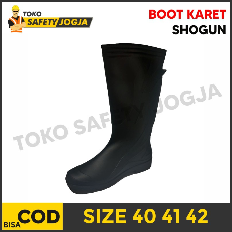 SEPATU BOOTS KARET PVC ANTI AIR BANJIR ANTI SLIP SHOGUN