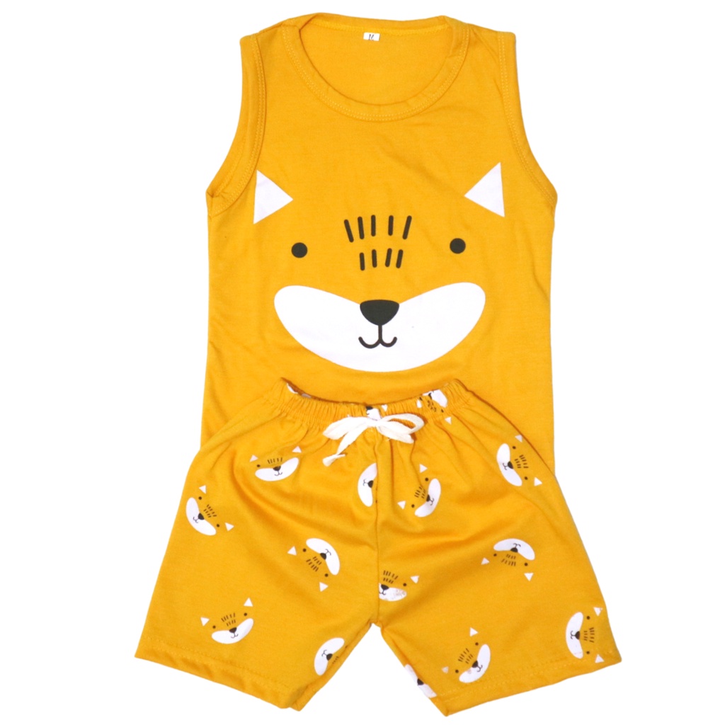 BabynKids - SETELAN BAJU TIDUR SINGLET ANAK COWOK/ SETELAN ANAK SINGLET UNISEX / PIYAMA ANAK SINGLET COWOK / setelan singlet anak cowok / set anak laki laki