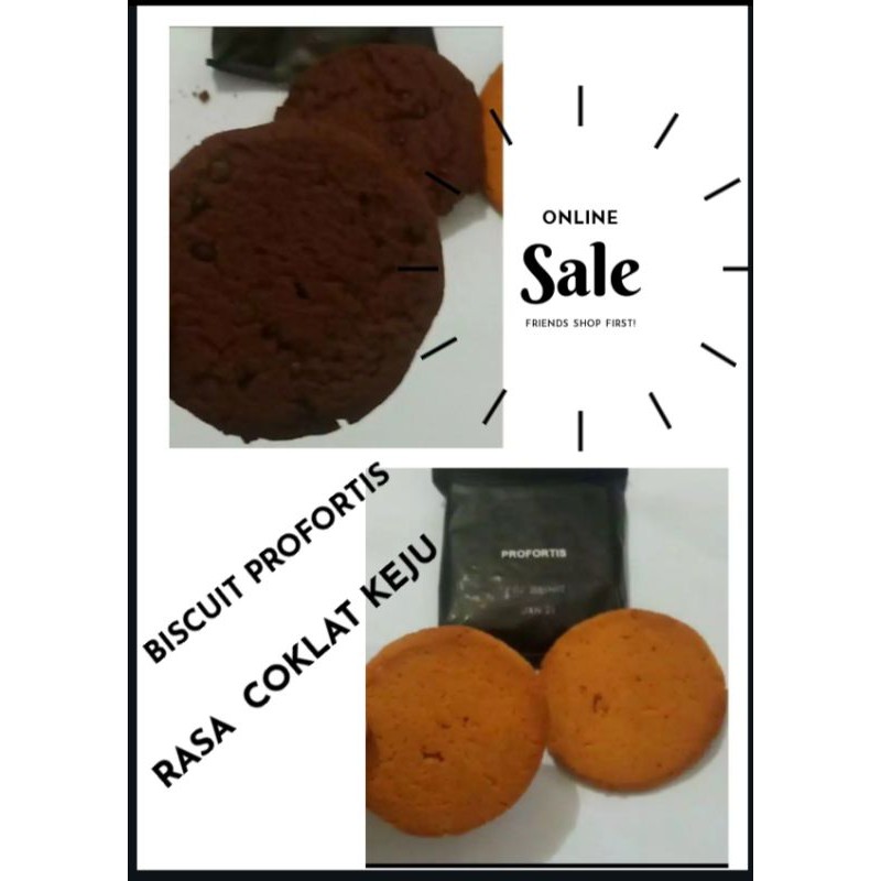 

2Xbtygneal Sakha Snack ) 5 Pics Ransum Biscuit Profortis Tni 3 Rasa Keju Coklat Vanila