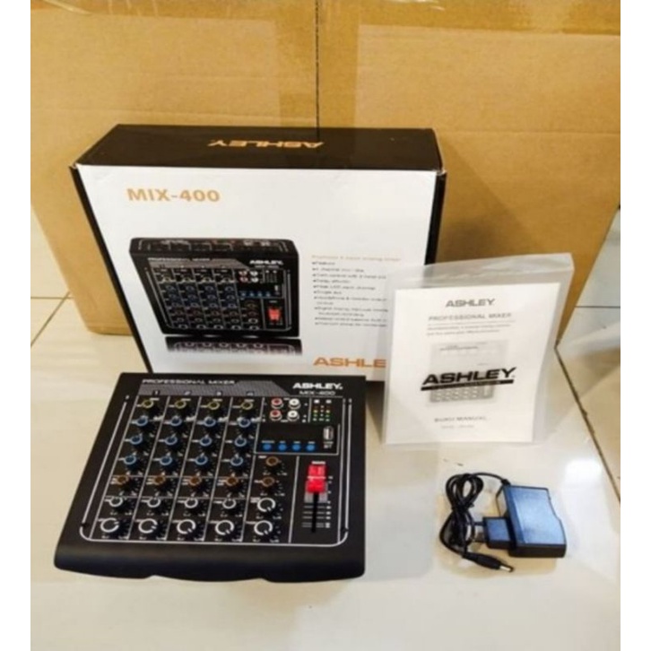 Mixer ASHLEY MIX-400 Professional Mixing Console Mixer Audio Ashley Mix400