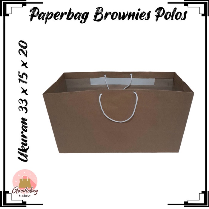 

paperbag Brownies/ Hampers/Tas kue/ Tas Brownies/ 33x15x20/ Box Kue
