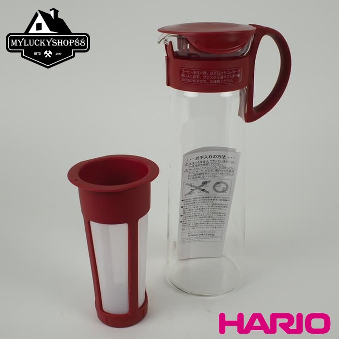 Hario Mizudashi Coffee Pot Red 1000ML MCPN-14 / MCPN14